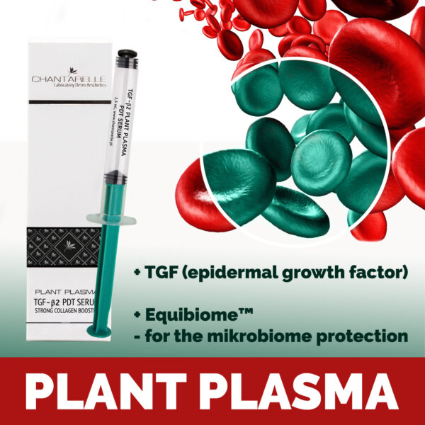 Alternative view of PDT Serum with peptide growth factor TGF-β2