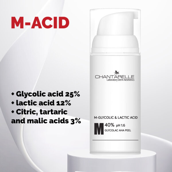 Alternative view of Glycolic and lactic acid 40% pH 1.6 (chemical peeling)