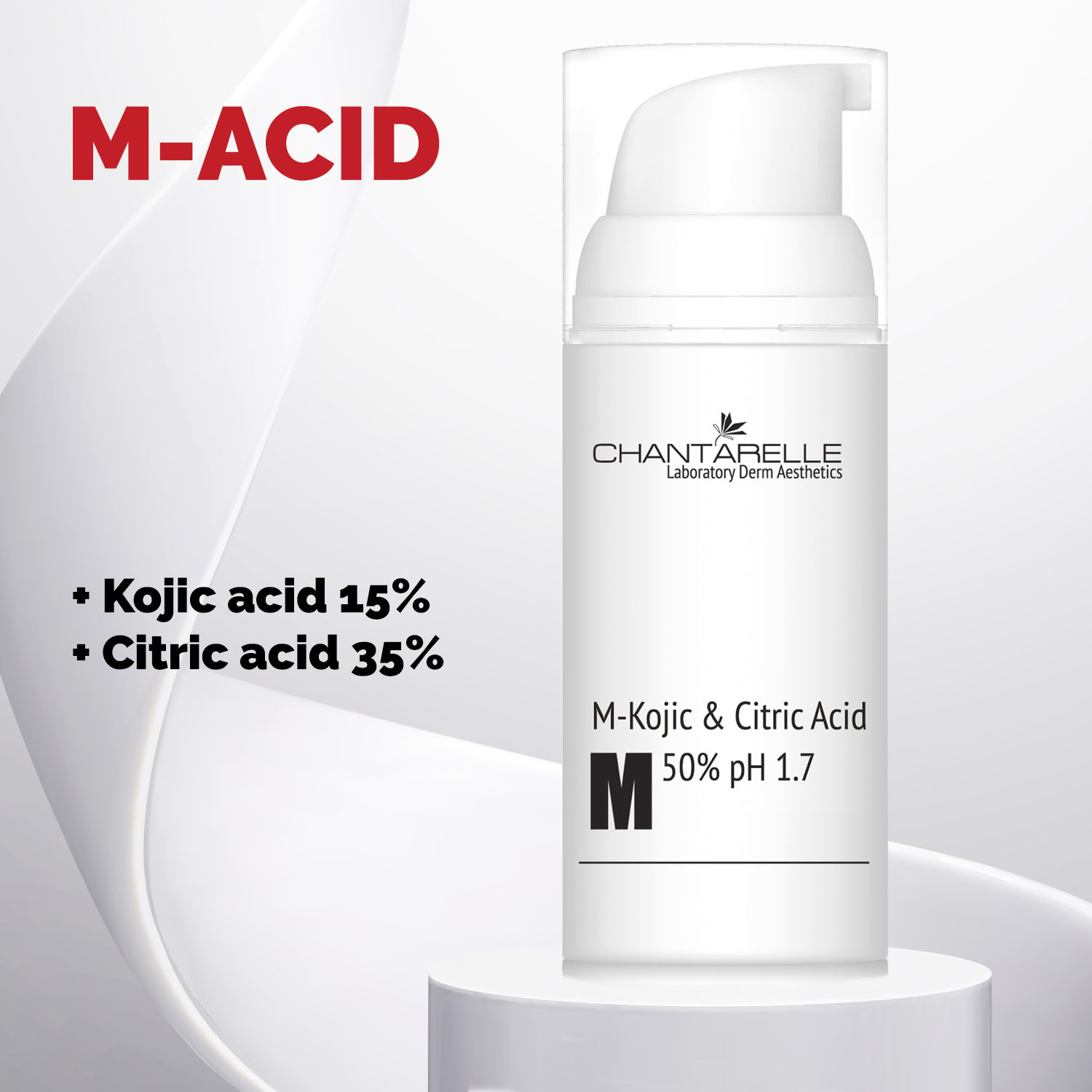 Kojic and citric acid 50% pH 1.7 (chemical peeling) Kojic and citric acid 50% pH 1.7 (chemical peeling)