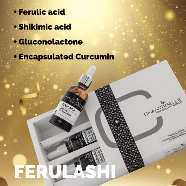 Alternative view of PDT laser treatment with ferulic and shikimic acid