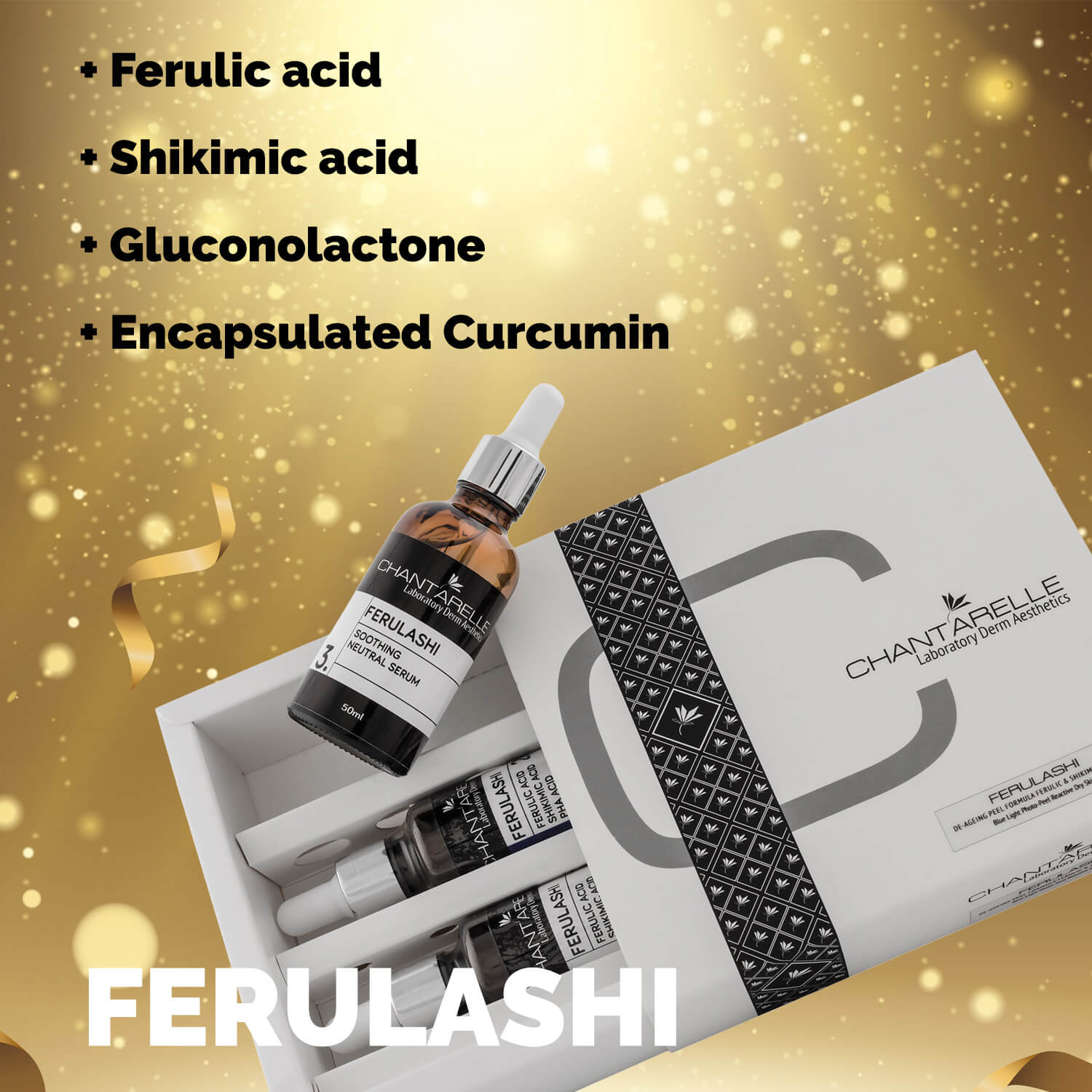 PDT laser treatment with ferulic and shikimic acid PDT laser treatment with ferulic and shikimic acid