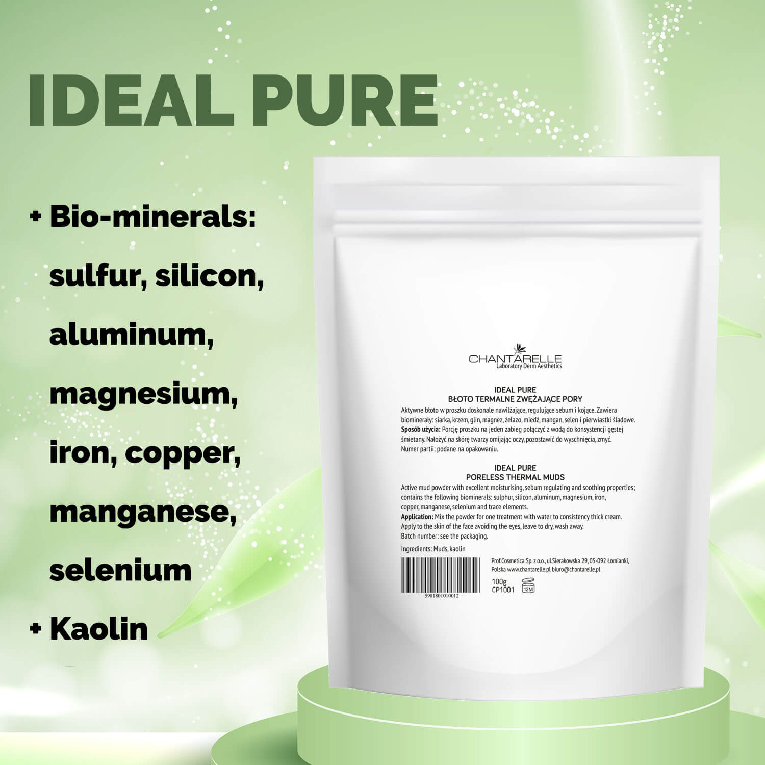 Thermal mud to tighten pores Thermal mud to tighten pores