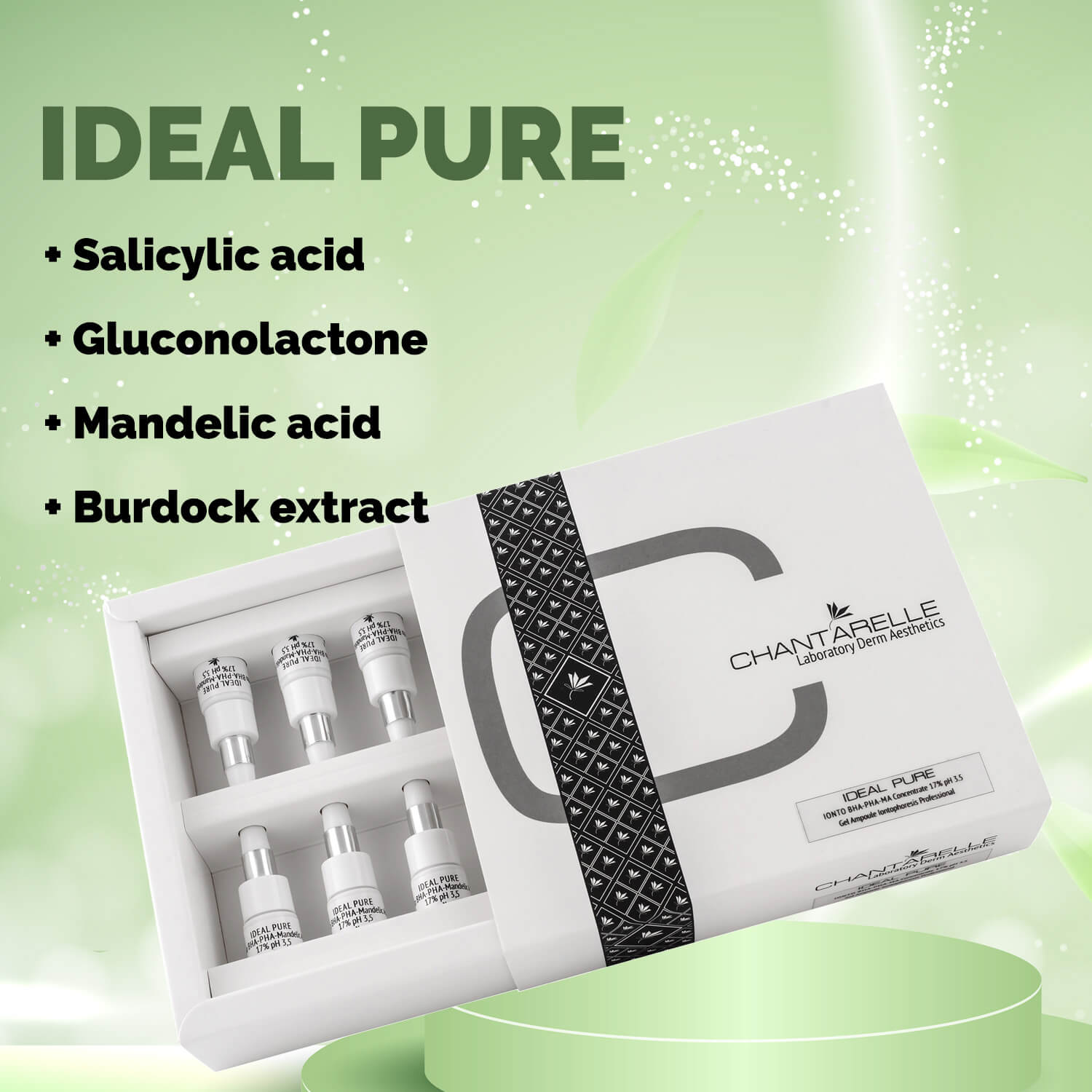 Concentrate 17% with salicylic acid, gluconolactone and mandelic acid Concentrate 17% with salicylic acid, gluconolactone and mandelic acid