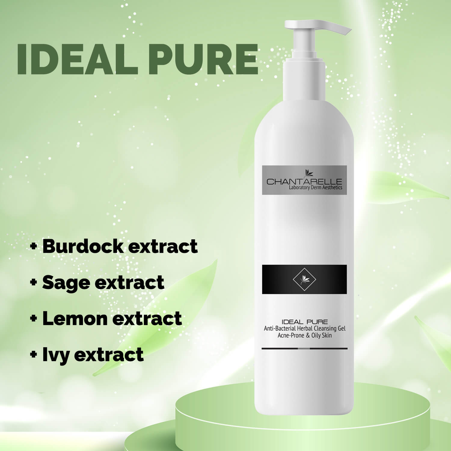 Antibacterial herbal cleansing gel Antibacterial herbal cleansing gel