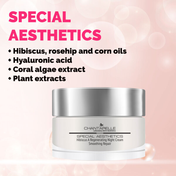 Alternative view of Regenerating night cream with hibiscus oil and vitamins