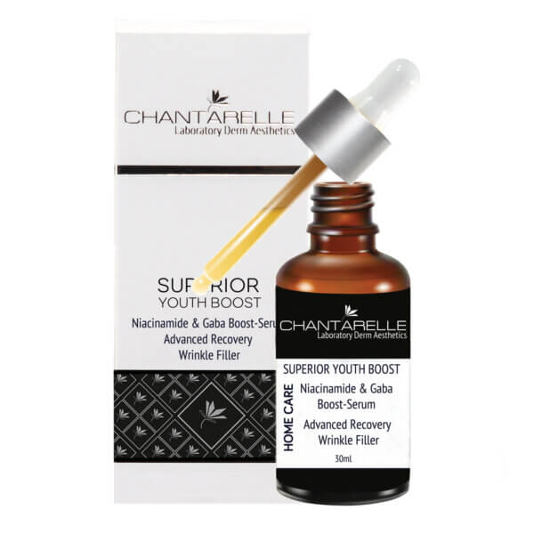 Niacynamid + Kwas Gaba: Wypełniacz zmarszczek od Chantarelle