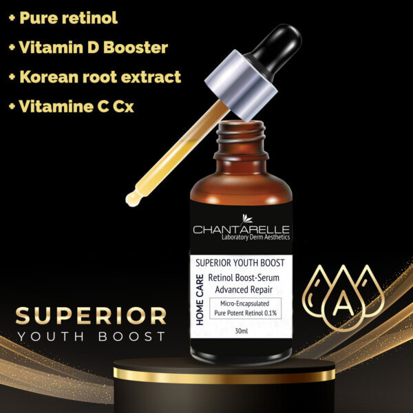 Alternative view of Boost Serum with microencapsulated pure retinol 0.1%