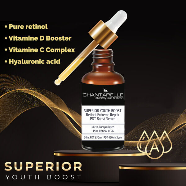 Alternative view of PDT Boost-Serum with microencapsulated pure retinol 0.3%