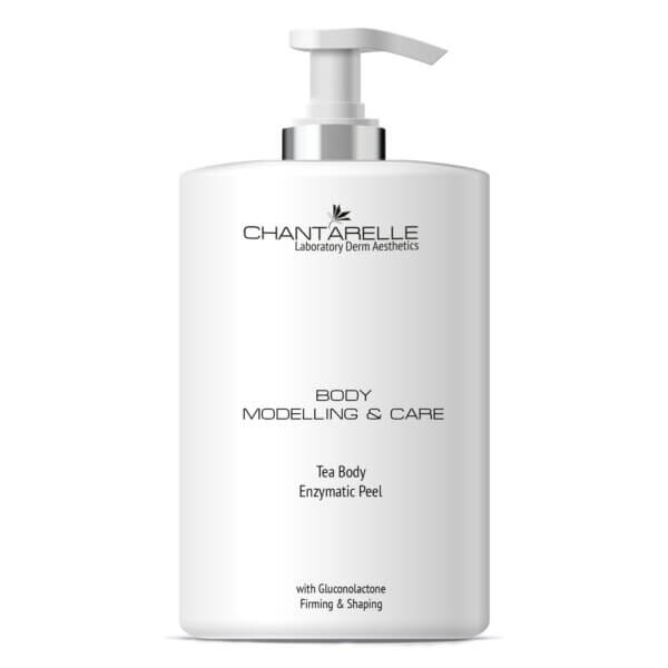 Tea enzyme body scrub with gluconolactone