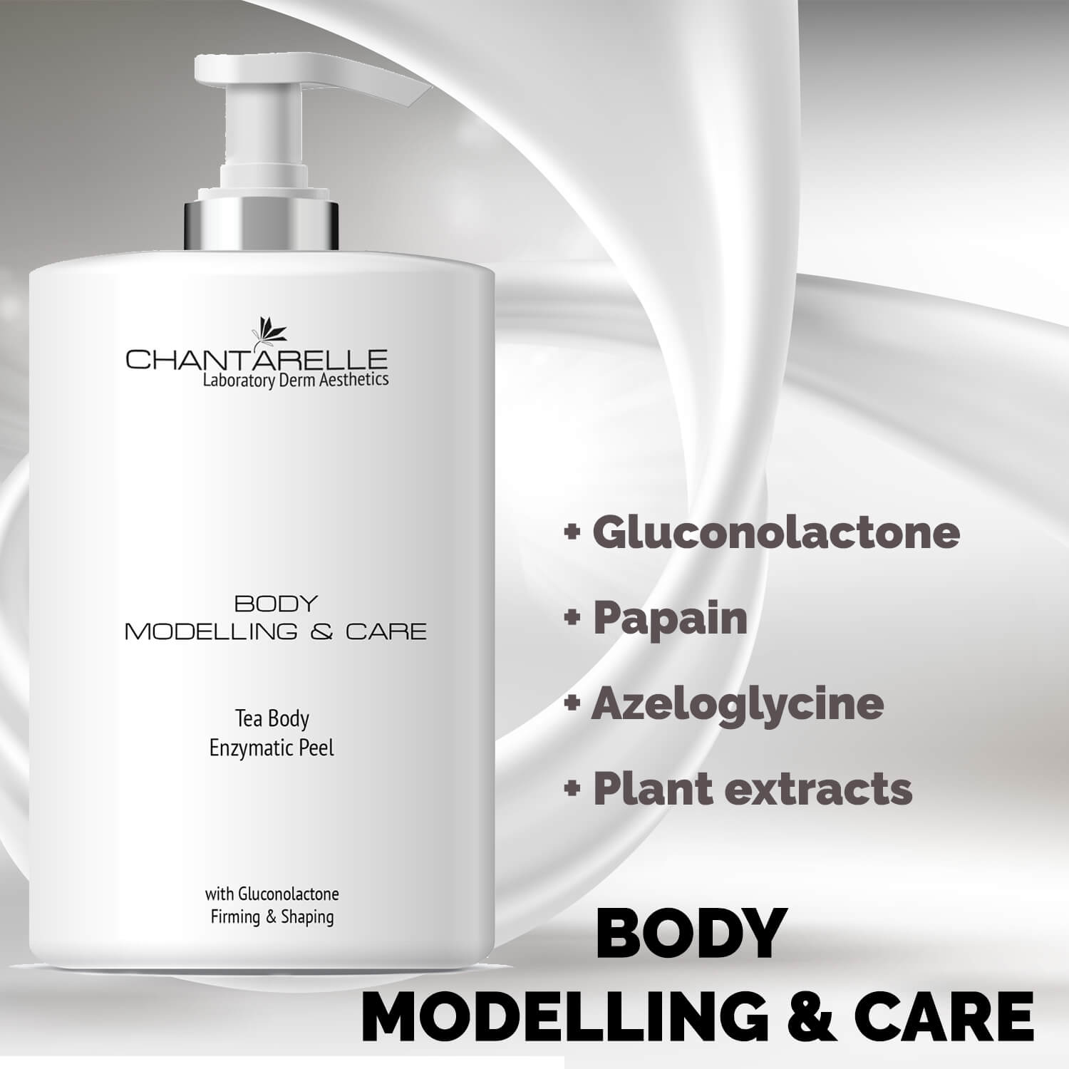 Tea enzyme body scrub with gluconolactone Tea enzyme body scrub with gluconolactone