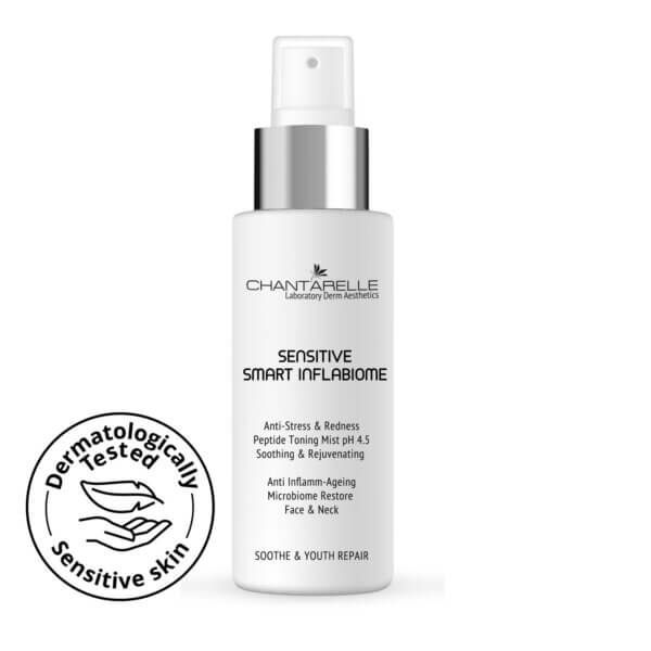 Toning peptide mist pH 4.5 for sensitive skin, anti-stress and soothing