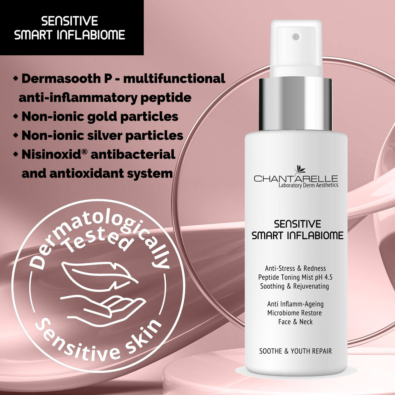 Soothing Toner Mist Hyaluronic Acid & Peptides Sensitive Skin Soothing Toner Mist Hyaluronic Acid & Peptides Sensitive Skin