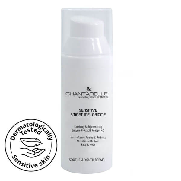 Enzymatic peeling for sensitive skin with gluconolactone, rejuvenating and soothing pH 4.5