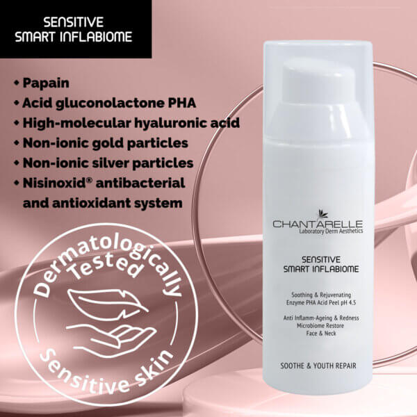 Alternative view of Enzymatic peeling for sensitive skin with gluconolactone, rejuvenating and soothing pH 4.5