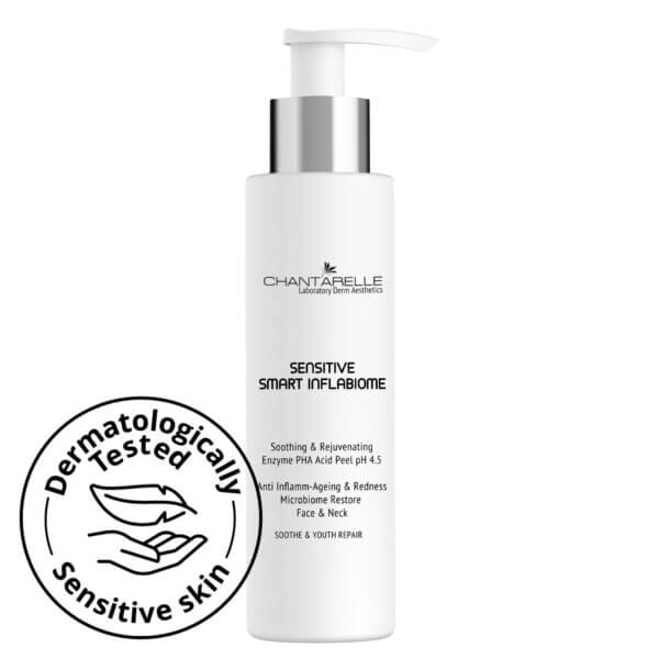 Enzymatic peeling for sensitive skin with gluconolactone, rejuvenating and soothing pH 4.5