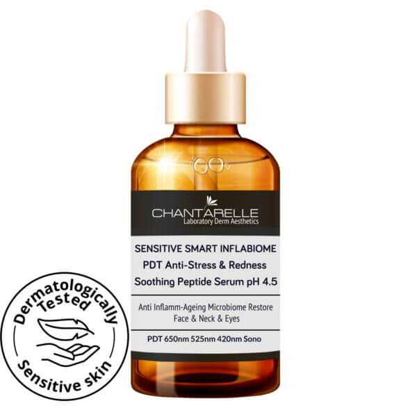 PDT peptide serum for sensitive skin, anti-stress and soothing pH 4.5