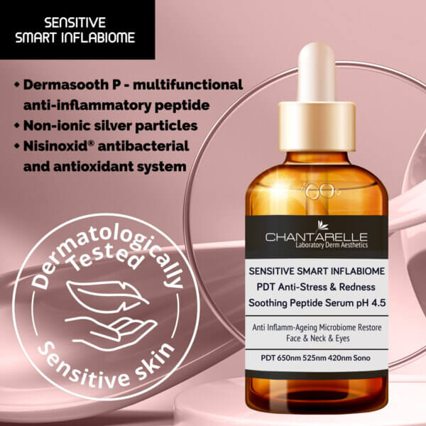 Alternative view of PDT peptide serum for sensitive skin, anti-stress and soothing pH 4.5