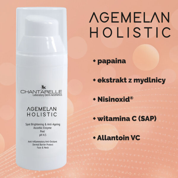 Alternative view of Enzyme peeling pH 4.5 to rejuvenate and lighten blemishes