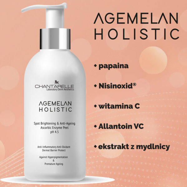 Alternative view of Enzyme peeling pH 4.5 to rejuvenate and lighten blemishes