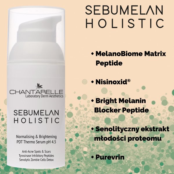 Alternative view of PDT Thermo serum pH 4.5 for acne blemishes and scars