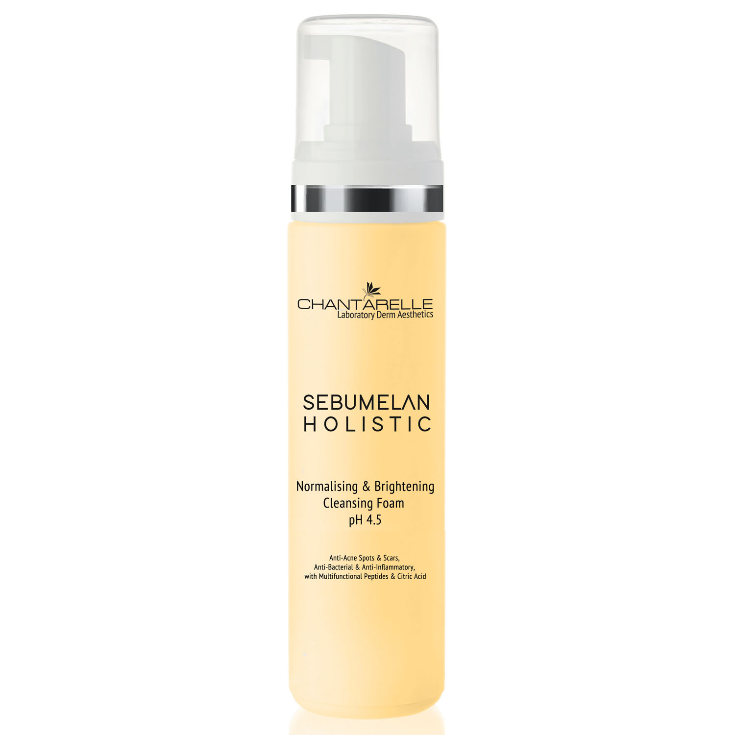 Cleansing foam pH 4.5 for acne blemishes and scars Cleansing foam pH 4.5 for acne blemishes and scars